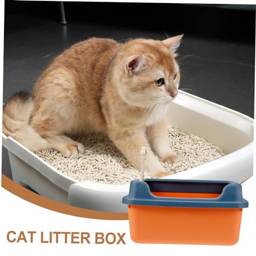 Balacoo 1 Conjunto De Caixa caixa de areia para gatos banheiro para areia de gatinho banheiro de gat