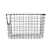 Spectrum Diversified Scoop Wire Storage Basket, Medium, Industrial Gray, 2-Pack