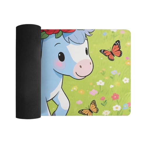 Desk Pad Protector 24x12 pulgadas Extended Horses miniatura 3