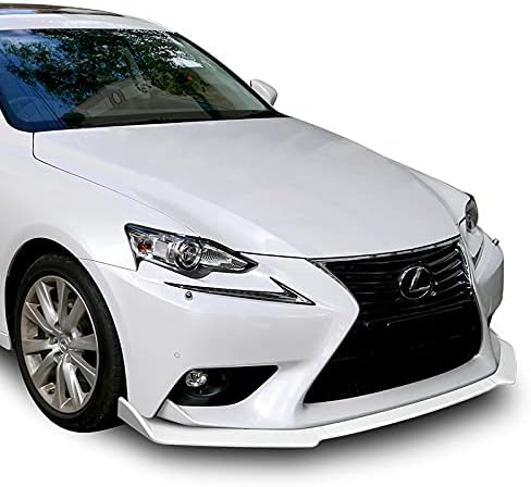Miniatura 5 de Borde de parachoques delantero de 3 piezas compatible con Lexus IS250/IS350/IS200t 2014 2015 2016 (no compatible con parachoques modelo F-Sport),
