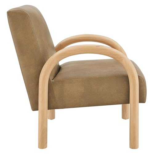 Sillón tapizado cuero sintético Suela moderno miniatura 6