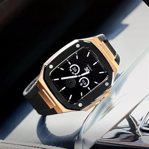 Kit de modification en acier inoxydable pour Apple Watch Series 8 7 SE boîtier métal