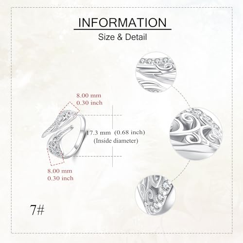 Bague ailes d'ange en argent 925 ONEFINITY filigrane ciselé main