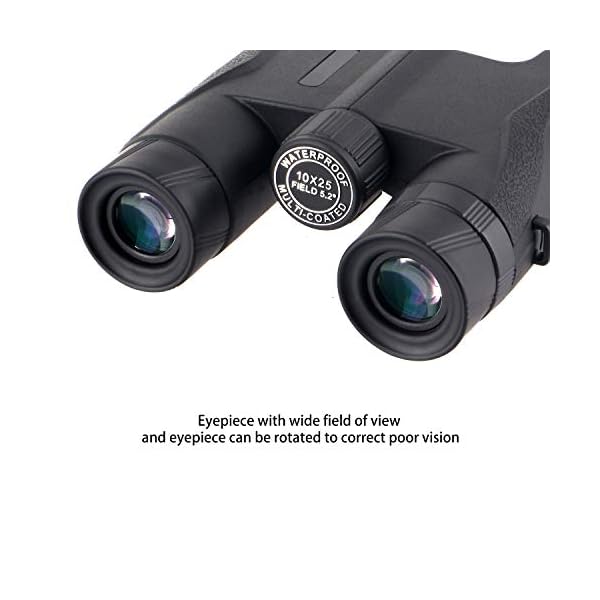 FOCUHUNTER Ferngläser 8x25, 10x25 Fernglas Kompaktes BAK-4 Mehrzweckfernglas für die Vogelbeobachtung Sportjagd Jagd… – Bild 5