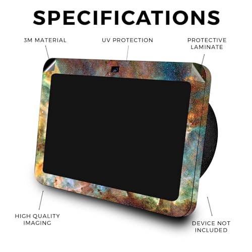 Image of Glossy Glitter Skin Compatible with Amazon Echo Show 8 (3rd Gen, 2023) - Space Cloud - Premium 3M Vinyl Protective Wrap Decal Cover - Easy to Apply, Crafted in The USA by MightySkins