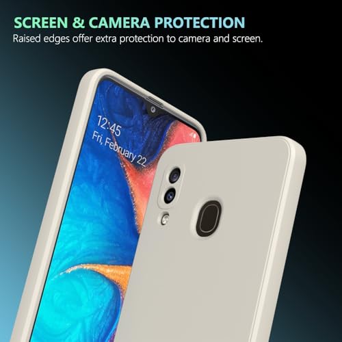 Image of for Samsung Galaxy A20 Case White, A30 Case Scratch Resistant with Soft Touch, Slim Thin Phone Cover for Samsung Galaxy A20 A30