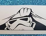 MAF-Star Wars Inspired -Stormtrooper 2 Peeking - Funny Vinyl Decal Sticker Car Van Window Glass Bike...