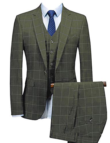 Costume d'affaires mariages smoking 3 pièces fin et ajusté