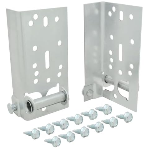 HardwareX Supply Garage Door Bottom Lifting Brackets for 7/16 inch Diameter Roller Stem Cover