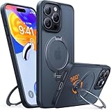 TORRAS Ostand Q3 Spin für iPhone 15 Pro Hülle (360° Magnetischer Unsichtbarer...