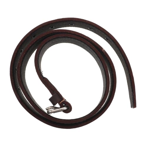 Happyyami Non-Stretch Soft Leather Spur Straps with Buckle for Horse Riding Accessories Comfortable for Toddlers and Boys and Girls