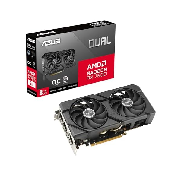 ASUS Dual Radeon RX 7600 EVO OC Edition 8GB