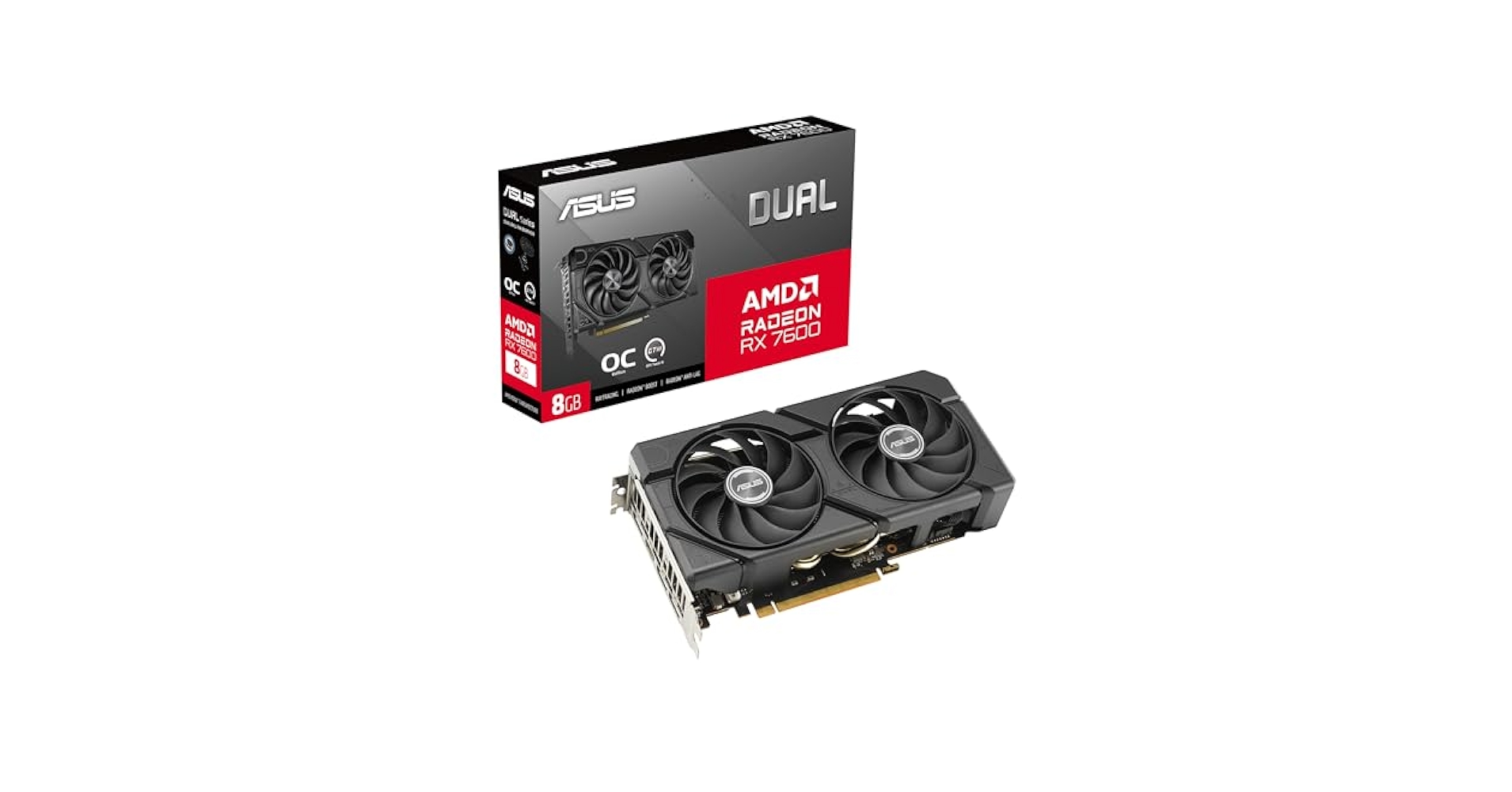 Amazon.com: ASUS Dual Radeon RX 7600 EVO OC Edition 8GB