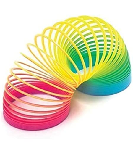 Image of Kid Stress Anxiety Relief Toy Pack Of 1 Piece (2 Pc's Rainbow Spring)