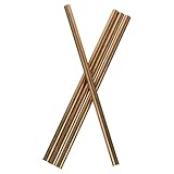 FUNOMOCYA Pasadores Sólidos de Cobre para Mango de Cuchillo 100 Mm, Varillas de Remache de Cobre Macizo 4 Mm, Herrajes para Construcción de Mangos de Cuchillos, 4 Piezas, Uso en Reparación y Bricolaje