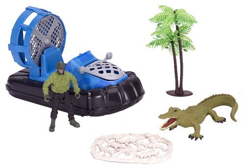 Wild Republic E-Team X Set Swamp Rescue Playset, Action Figure, Animal, Vehicle, Accessories, Gifts For Kids #TOP21