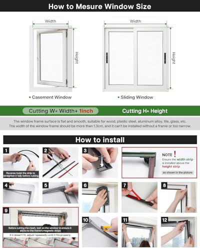 Mosquitera magnética ajustable de 44 x 48 pulgadas con marco negro Paramondo 7