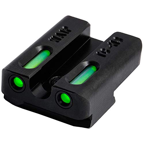 Image of Truglo TFX PRO Handgun Sight, Glowing Shock Proof Tritium and Fiber Optic Night Sight for Handguns, Compact, Durable, and Snag Free Sight