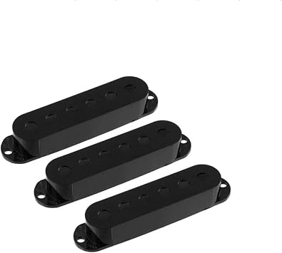 Allparts PC-0406-023 Pickup Covers for Stratocaster Black, Set of 3