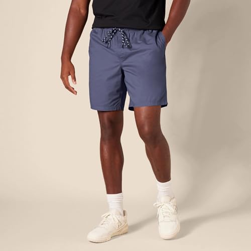 Image of Amazon Essentials Men's 8 inch Inseam Relaxed-Fit Drawstring Walk Shorts with Elastic Waist