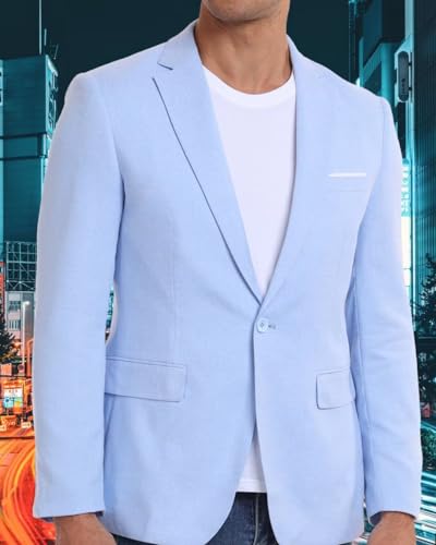 Summer Blazer for Men Lightweight Mens Blazer Suit Jacket for Daily Wedding Business3