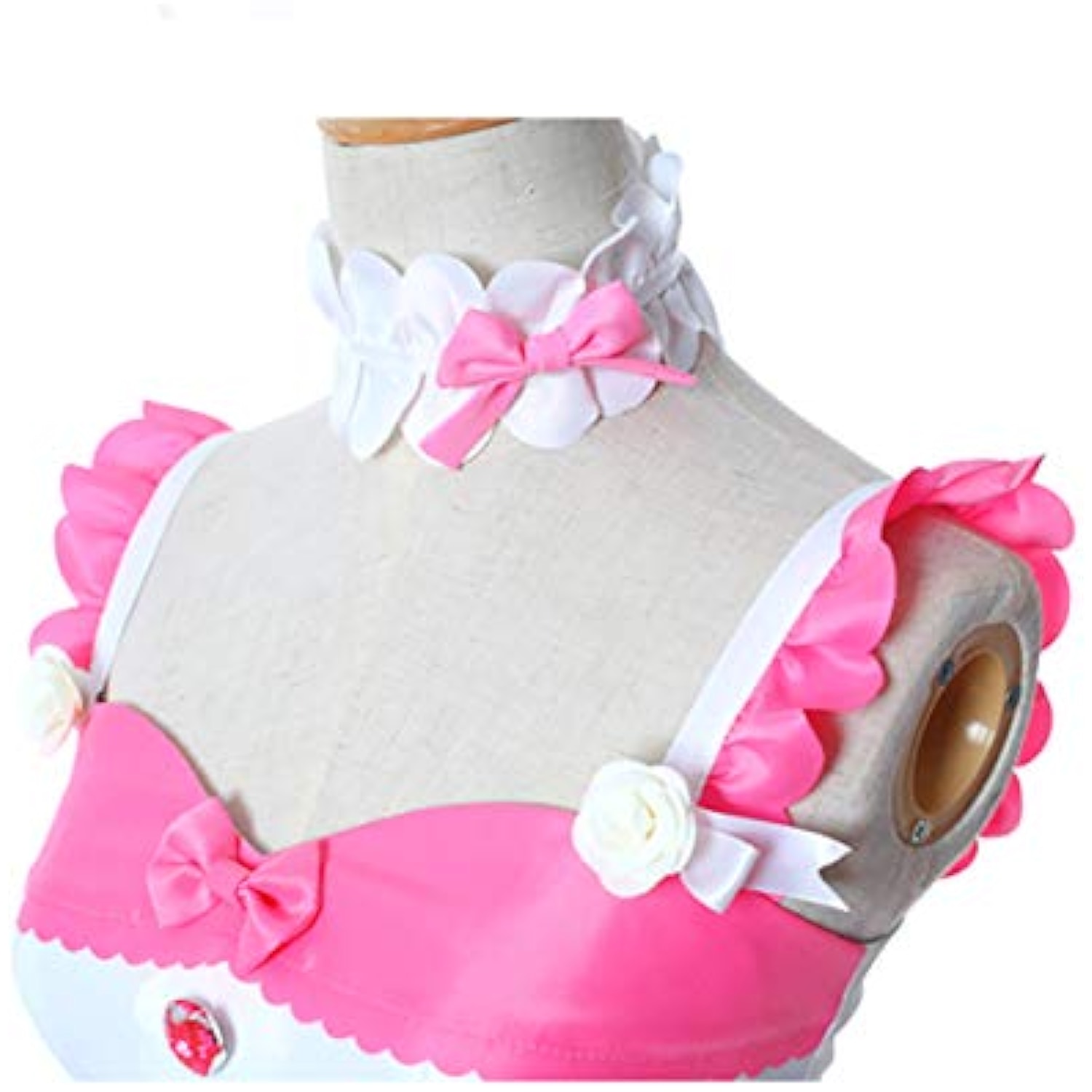 [milky time] ウィッグ付き Re:ゼロから始める異世界生活 リゼロ レム ラム コスプレ ハロウィン 仮装 花嫁 ウェディング (ラム) 詳細画像5