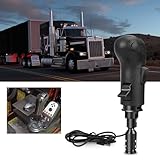 Dexepe USB Truck Simulator Shifter Compatible with Logitech G29 G27 G25 TH8A Gearshift Knob Compatible with ATS ETS2 Sim Racing Games PC Racing Shifter Black