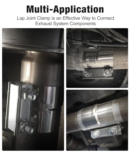 Evil Energy CE00520S2.0 Exhaust Clamp,Lap Joint Band Clamp Stainless Steel thumb #5