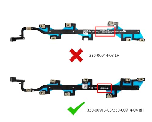 Image of Hupaivrmrar Right Locating Ring Flex Cable For Meta Oculus Quest 2 VR Handle Controller cable Repair Replacement Part Accessories Number 330-00913-03 330-00914-04 RH