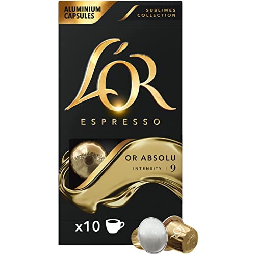 L'Or Espresso Café - 100 Capsules Or Absolu Intensité 9 - compatibles Nespresso®* (lot de 10 x 10) - Image 3