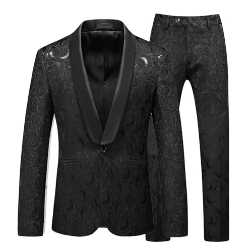 Suit Men Business Wedding Party Dress Male Blazers Pants3