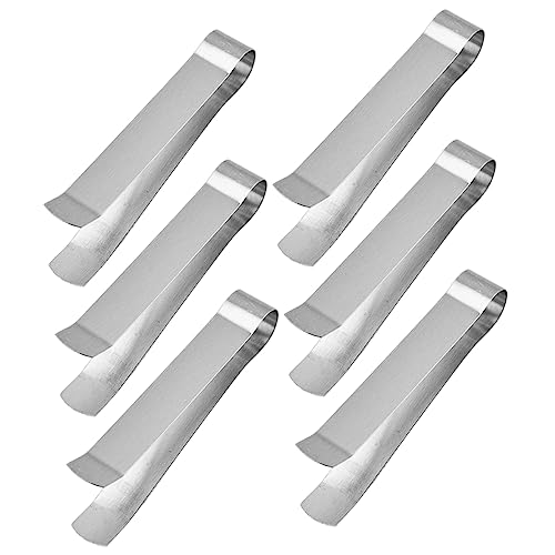 ERINGOGO 6pcs Stainless Steel Candle Wick Trimmers Essential Tool for Safely Extinguishing Wicks and Prolonging Candle Life