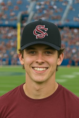 Gorra deportiva South Carolina ajuste snapback negra miniatura 2