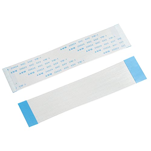 sourcing map Flexible Plat Câble Rallonge Ruban Câbles 22 Broches 1,0mm Pas 100mm pour 3D Imprimante, Ordinateur, Appareil photo, Écran et Lecteur DVD Connecteur A Type Paquet de 5 Cover