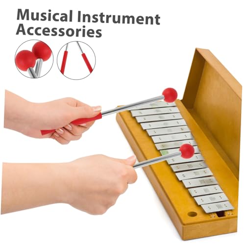 Par de baquetas para marimba y xilófono, duraderas miniatura 7