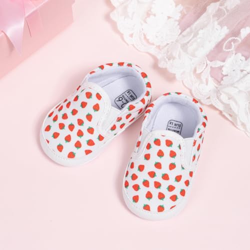 Meckior Infant Baby Girls Boys Canvas Shoes Soft Sole Toddler Slip On Newborn Crib Moccasins Casual Sneaker Austin Boy's Flat Lazy Loafers First Walkers Skate Shoe4
