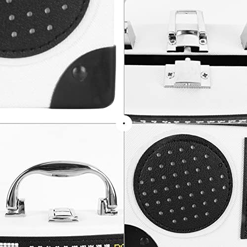 Vintage Radio Recorder Clutch Handbag Leather Top Metal Handle Crossbody Small Box Bag Shoulder Bag - Image 5