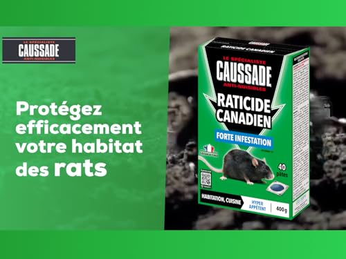 Raticide Canadien Caussade à efficacité radicale en une seule ingestion - 4