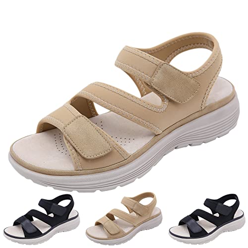 Sandales blanches orthopédiques pour femmes chaussures été légères et sport - 5