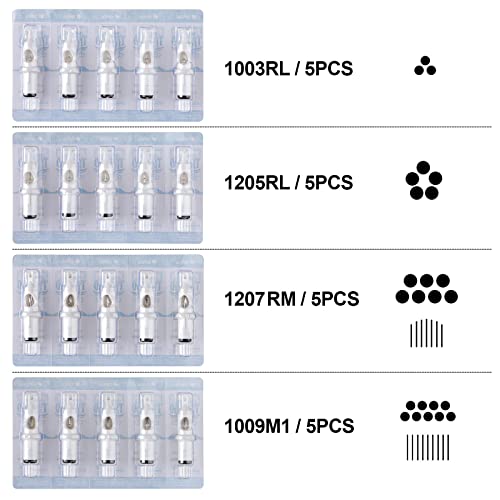 Solong Tattoo Pen Kit Rotary Gun Tattoo Machine Complete Tattoo Kit Professional With 20Pcs Cartridge Needles Tattoo Power Supply 7 Tattoo Ink For Tattoo Artists Slp1Kitp162-1-Us #TOP4