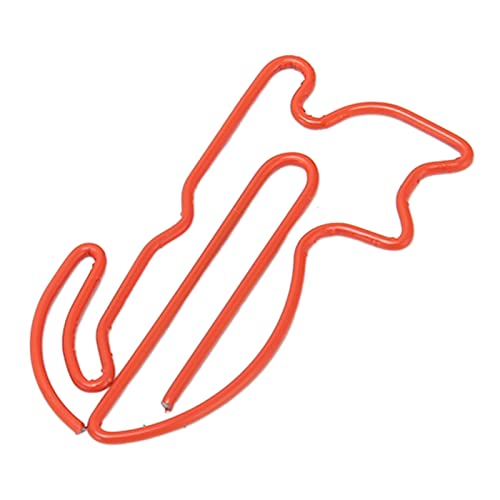 Clipes de Papel Metálicos, Processo de Revestimento de Clipe de Papel Bonito Em Casa (Vermelho)