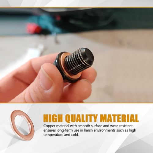 Hevle QPH2014 15Pcs Oil Drain Plug Gasket, Automotive Replacement Drain Plug Gaskets thumb #3