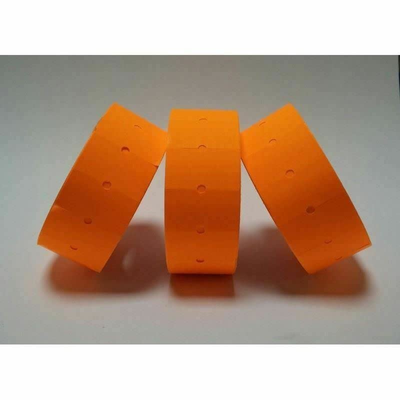 Gato CT1 22mm x 12mm Price Gun Labels Fluorescent Orange 20 Rolls 20,000 Labels
