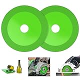 2 discos de corte para vidrio,discos de diamante profesionales de 125 mm,discos de corte para vidrio para amoladora angular,discos de corte de diamante de 22,23 mm de diámetro para amoladora angular