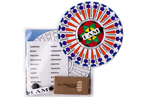 Children's Encouragement Affirmation Wheel: I Am Loved, Confident, Brave & Awesome | Kids DIY Learning Activity | Mindfulness & Empowerment Craft