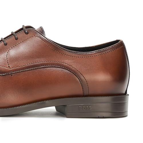 Image of BOSS Men's Tayil Smooth Leather Derby Dress Shoe