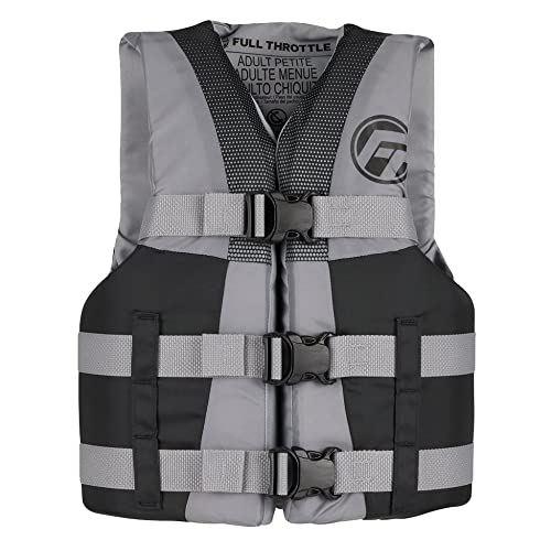 Full Throttle Teen Nylon Life Jacket, Grey