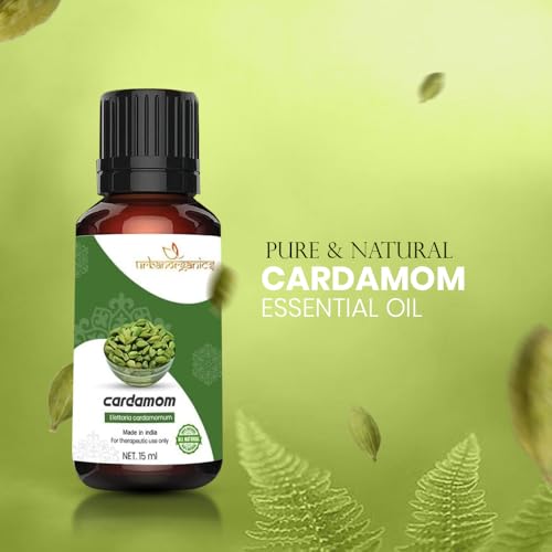 Image of VIRTUAL Cardamom Essential Oil 15ml | 100% Pure & Natural Elaichi Oil | Therapeutic Grade Aromatherapy Oil for Skin, Hair & Face | Digestive & Respiratory Support | Stress Relief Essential Oil
