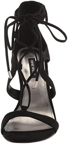Nine West Women's Mindi Heeled Sandal, Black 001, 8.5 | Image 1