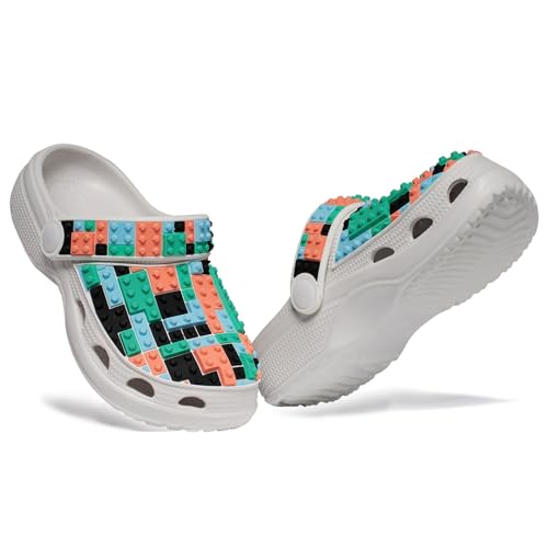 HLMBB Kids Boy Slides Sandals Big Kid 14 Non-Slip Novelty Clogs Boys Girls Garden Shoes Comfy Child Slipper For Beach Pool Shower Indoor Outdoor Sandals Yellow Green2